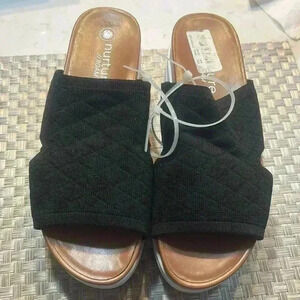 NWOB NUTURE ROAM WILLOW KNIT PLATFORM SANDALS IN SIZE 10